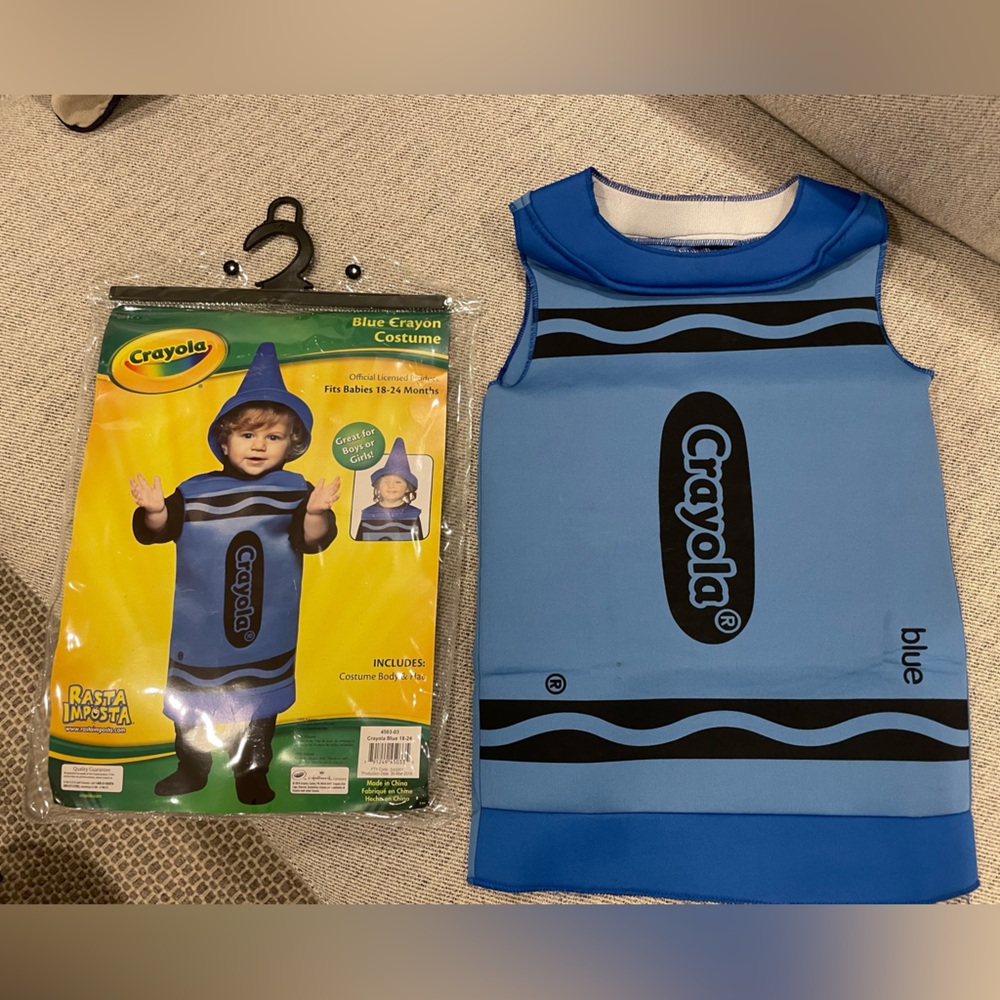 Crayola Blue Crayon Costume (18-24 months)